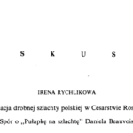 Deklasacja drobnej szlachty polskiej w Cesarstwie Rosyjskim deklasacja drobnej szlachty polskiej